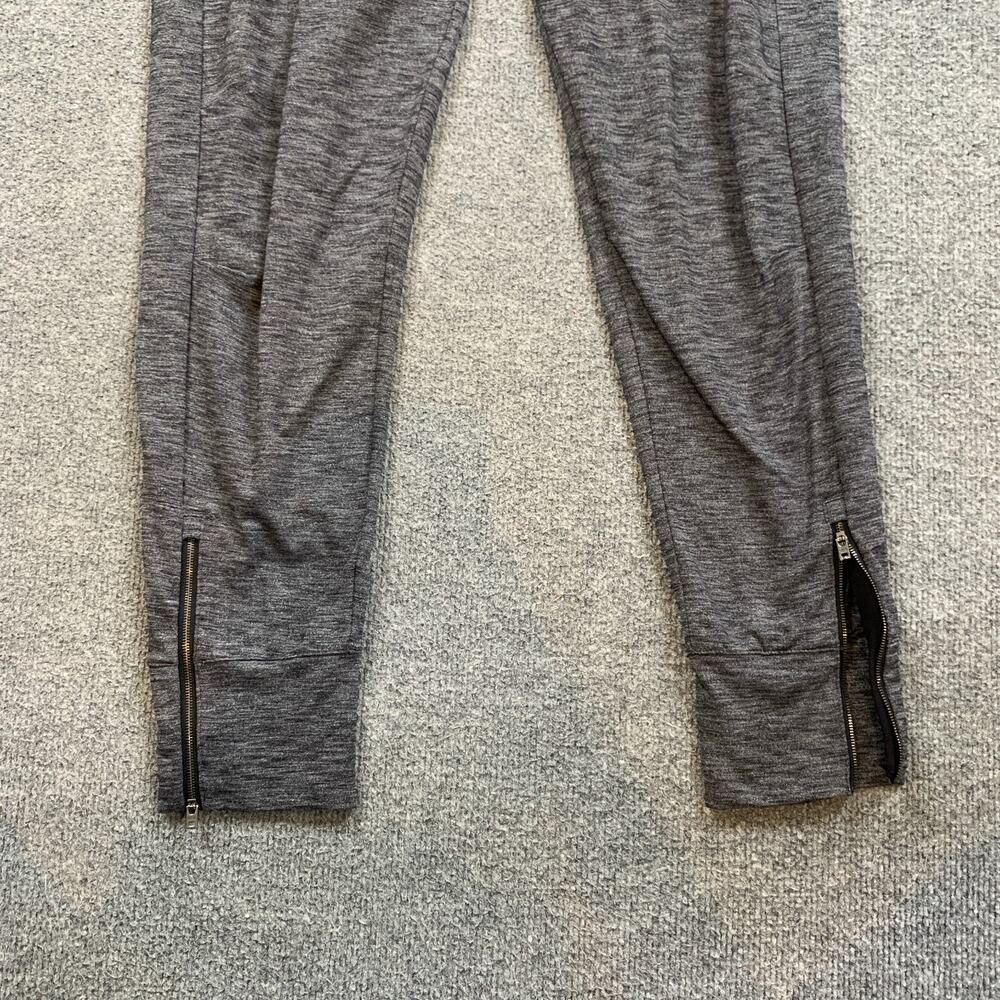 Athleta Joggers Womens 14 Graphite Metro Street Pull On Drawstring Ankle Zip - Picture 3 of 13
